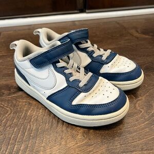 Nike Kids Navy and White Sneakers